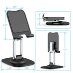 Universal Tablet & Phone Stand - 360° Adjustable Desk Mount with Detachable Arm