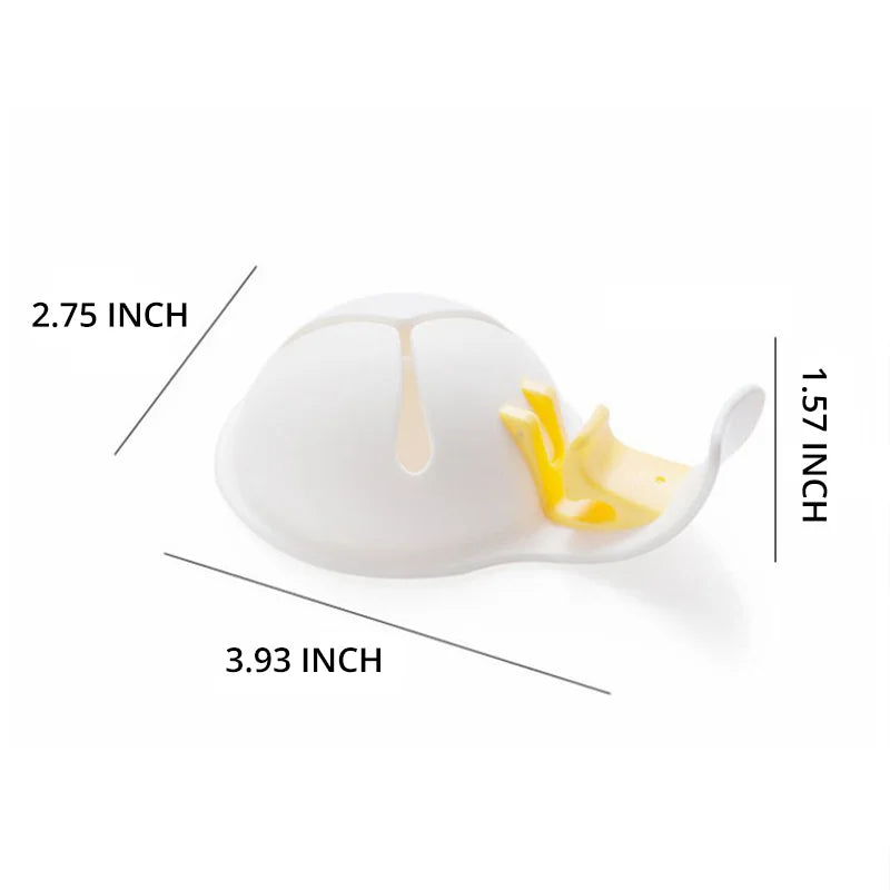 1PC Food Grade Plastic Egg White Separator with Silicone Buckle Eco-Friendly Manual Egg Liquid Filter for Kitchen