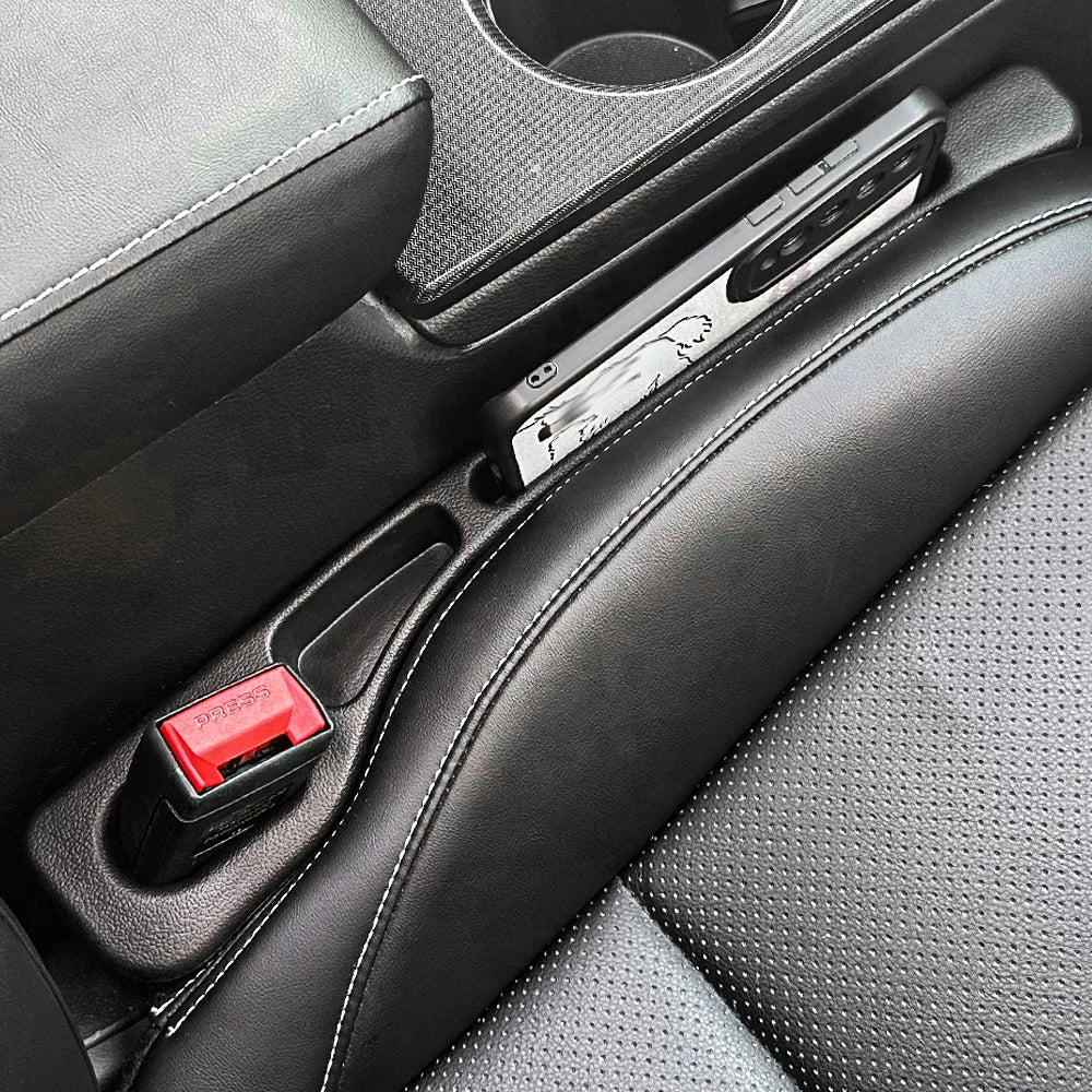 Car Seat Gap Filler - Universal Side Pocket Organizer with Phone Holder