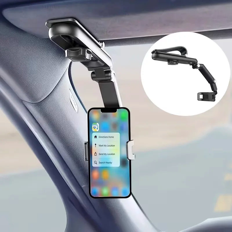 Sun Visor Mobile Phone Holder - 1080° Rotation Universal Multifunctional Mount