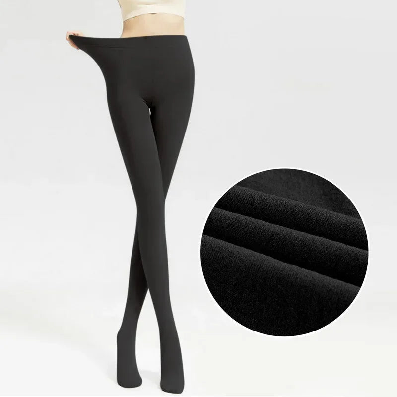 Women's Fleece Lined Thermal Tights - Warm Winter Leggings