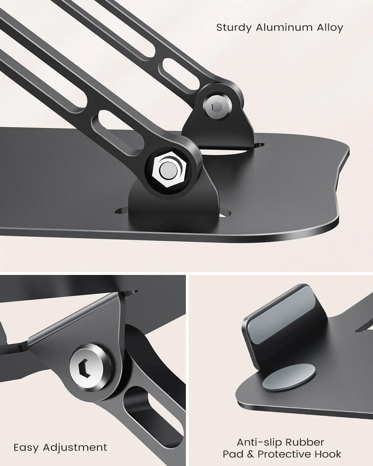 Portable Adjustable Laptop Stand - Fits 11-16 inch Laptops