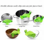 Adjustable Silicone Clip-On Pot Strainer