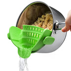 Adjustable Silicone Clip-On Pot Strainer