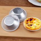 Portuguese Egg Tart Molds - 10-Pack Aluminum Baking Cups