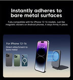 Magnetic Car Phone Holder Ultra-Thin Foldable Dashboard Mount
