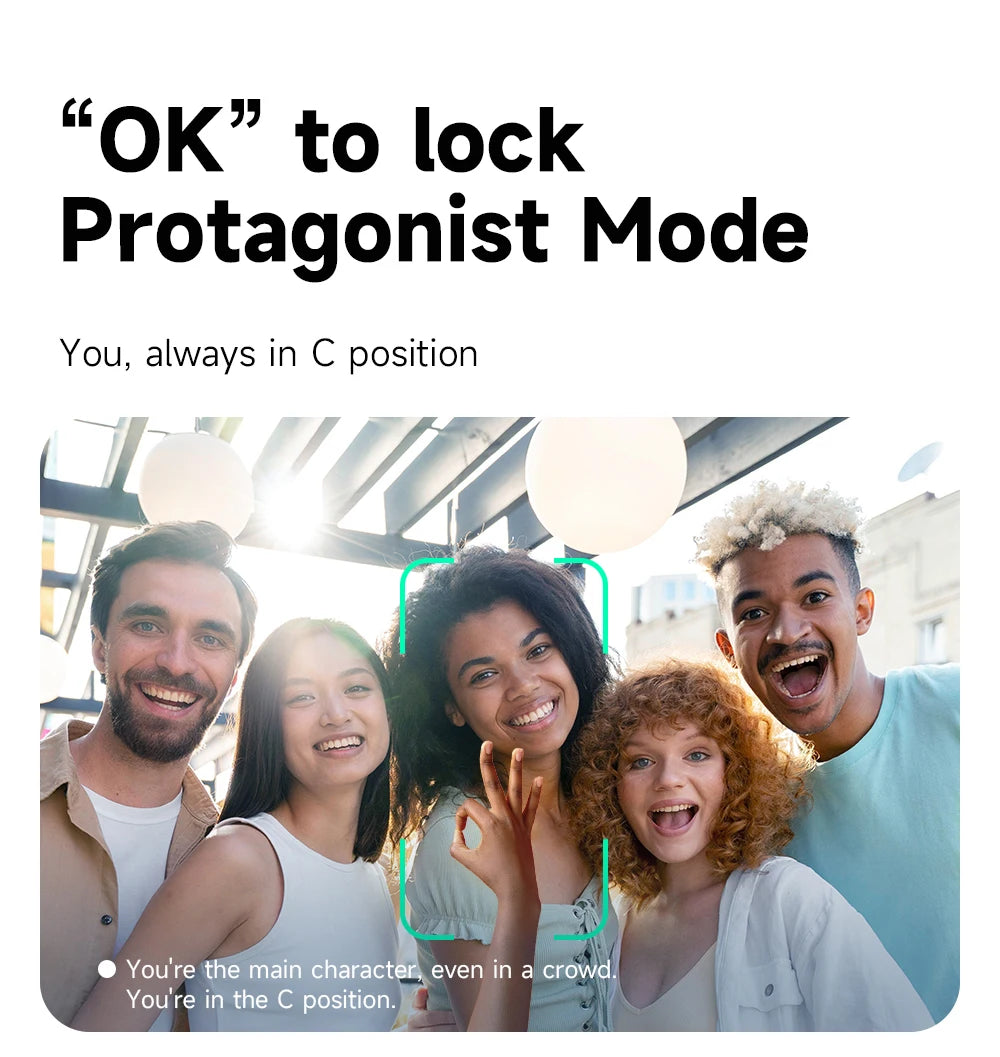 AI Tracking Selfie Stick Tripod with 360° Rotation & Bluetooth Remote - 5.4ft Extendable