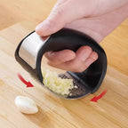 Stainless Steel Garlic Press - Easy One-Press Design
