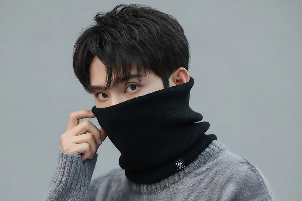 Unisex Knitted Neck Warmer - Winter Scarf