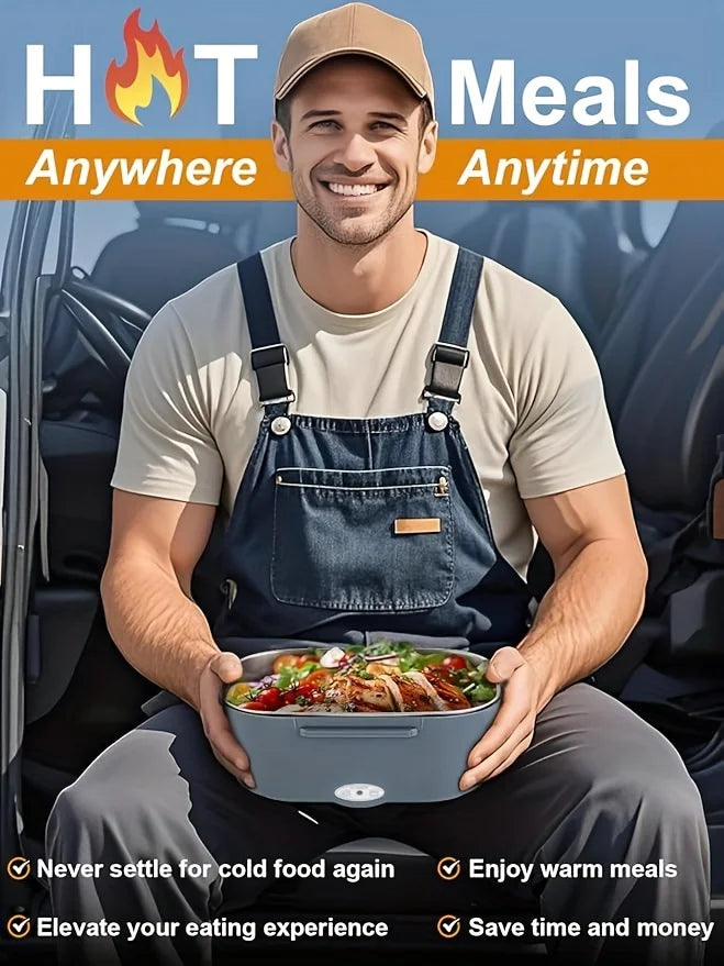 Electric Lunch Box Food Warmer - 1.5L Portable