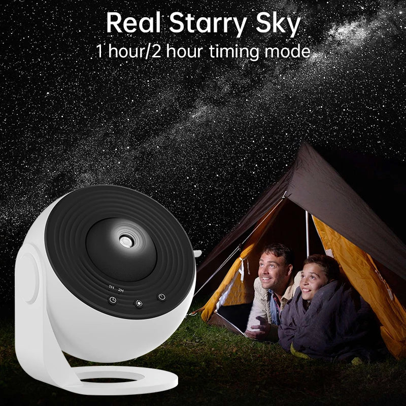 Galaxy Projector Night Light - 360° Starry Sky Planetarium Lamp