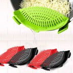 Silicone Pot Strainer - Clip-On Kitchen Colander (2 pcs)