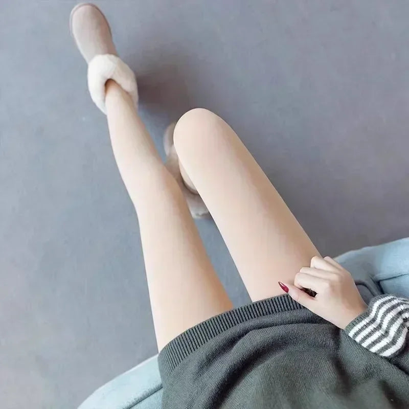 Women's Fleece Lined Thermal Tights - Warm Winter Leggings