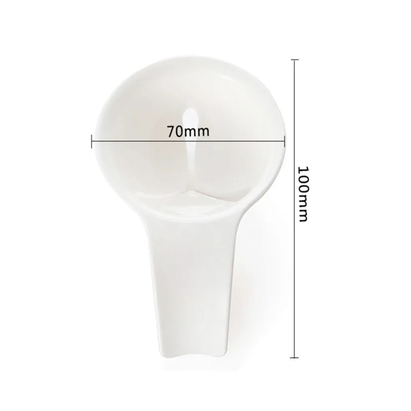 1PC Food Grade Plastic Egg White Separator with Silicone Buckle Eco-Friendly Manual Egg Liquid Filter for Kitchen