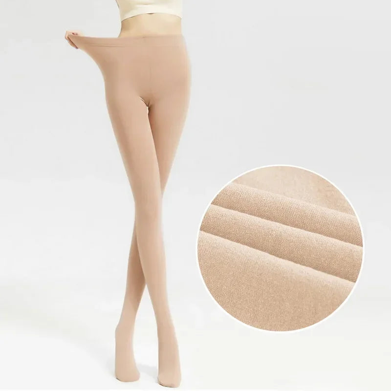 Women's Fleece Lined Thermal Tights - Warm Winter Leggings