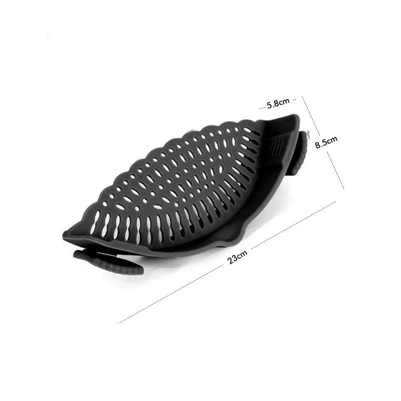 Silicone Pot Strainer - Clip-On Kitchen Colander
