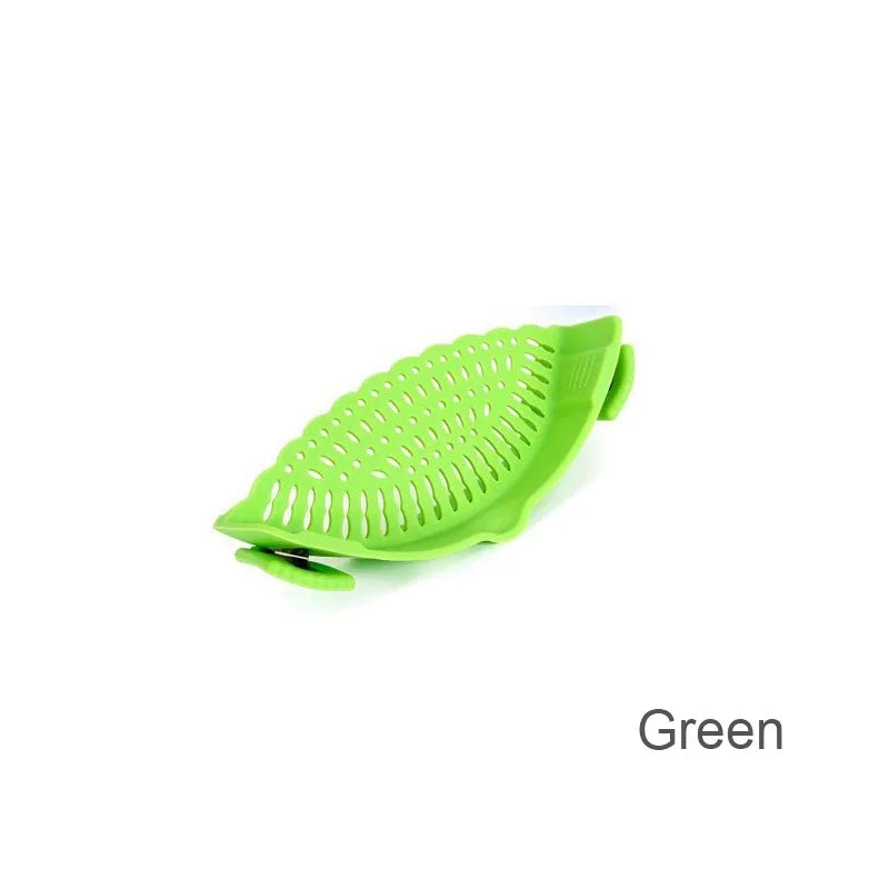 Silicone Pot Strainer - Clip-On Kitchen Colander (2 pcs)