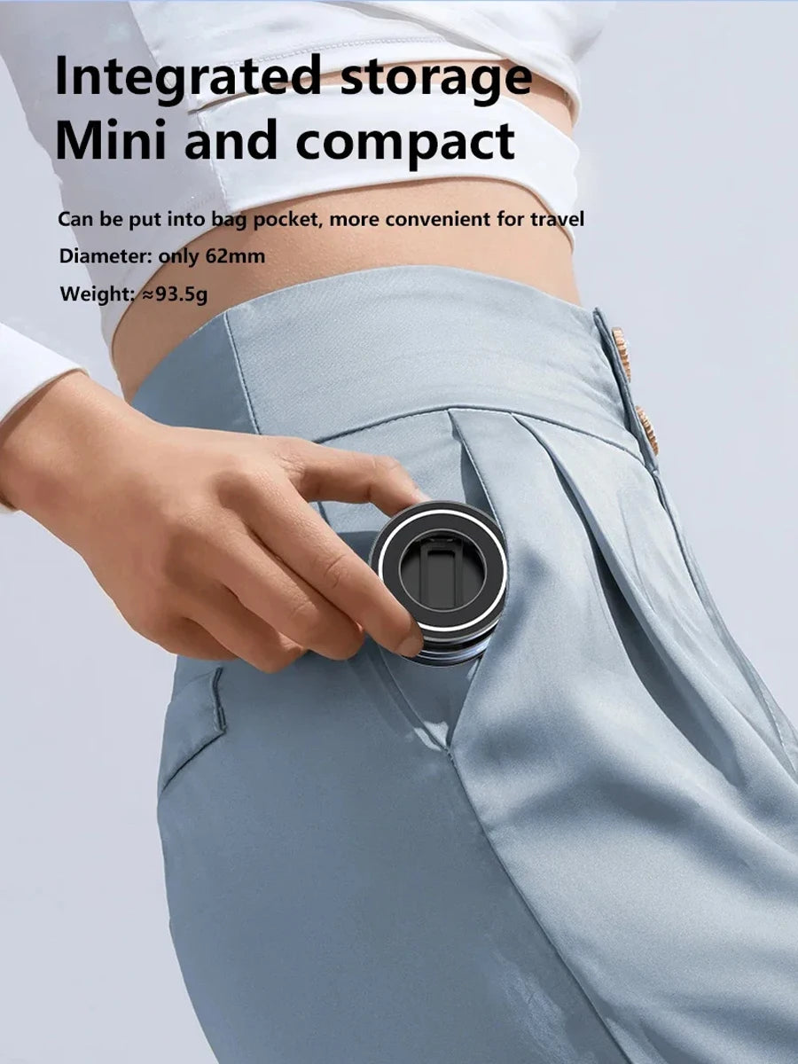 Magnetic Car Phone Mount - Suction Cup with Foldable Stand