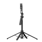 AI Tracking Selfie Stick Tripod with 360° Rotation & Bluetooth Remote - 5.4ft Extendable