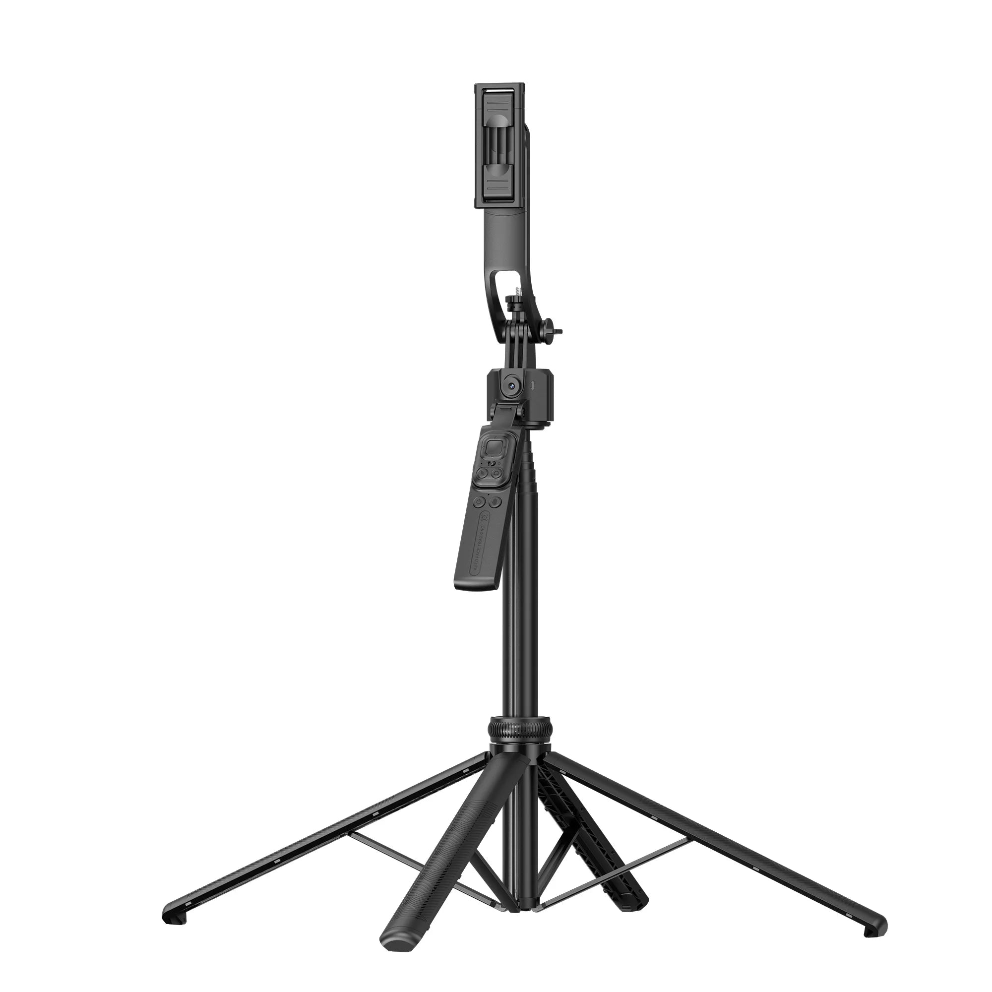 AI Tracking Selfie Stick Tripod with 360° Rotation & Bluetooth Remote - 5.4ft Extendable