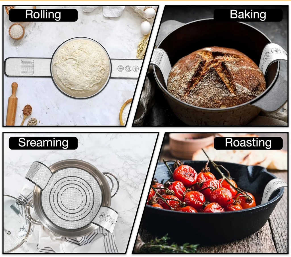 Silicone Bread Sling - Non-Stick Baking Mat for Dutch Oven