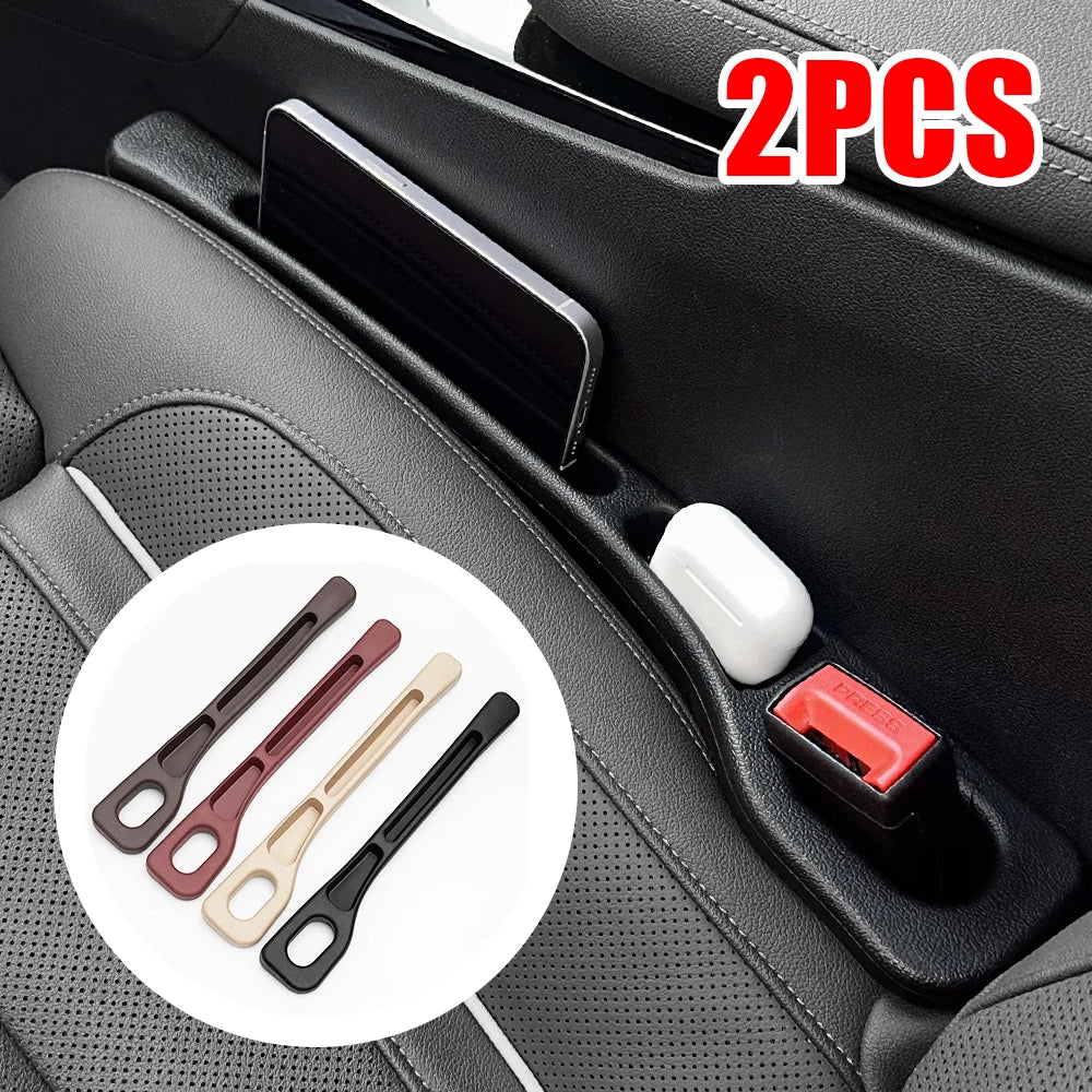 Car Seat Gap Filler - Universal Side Pocket Organizer with Phone Holder