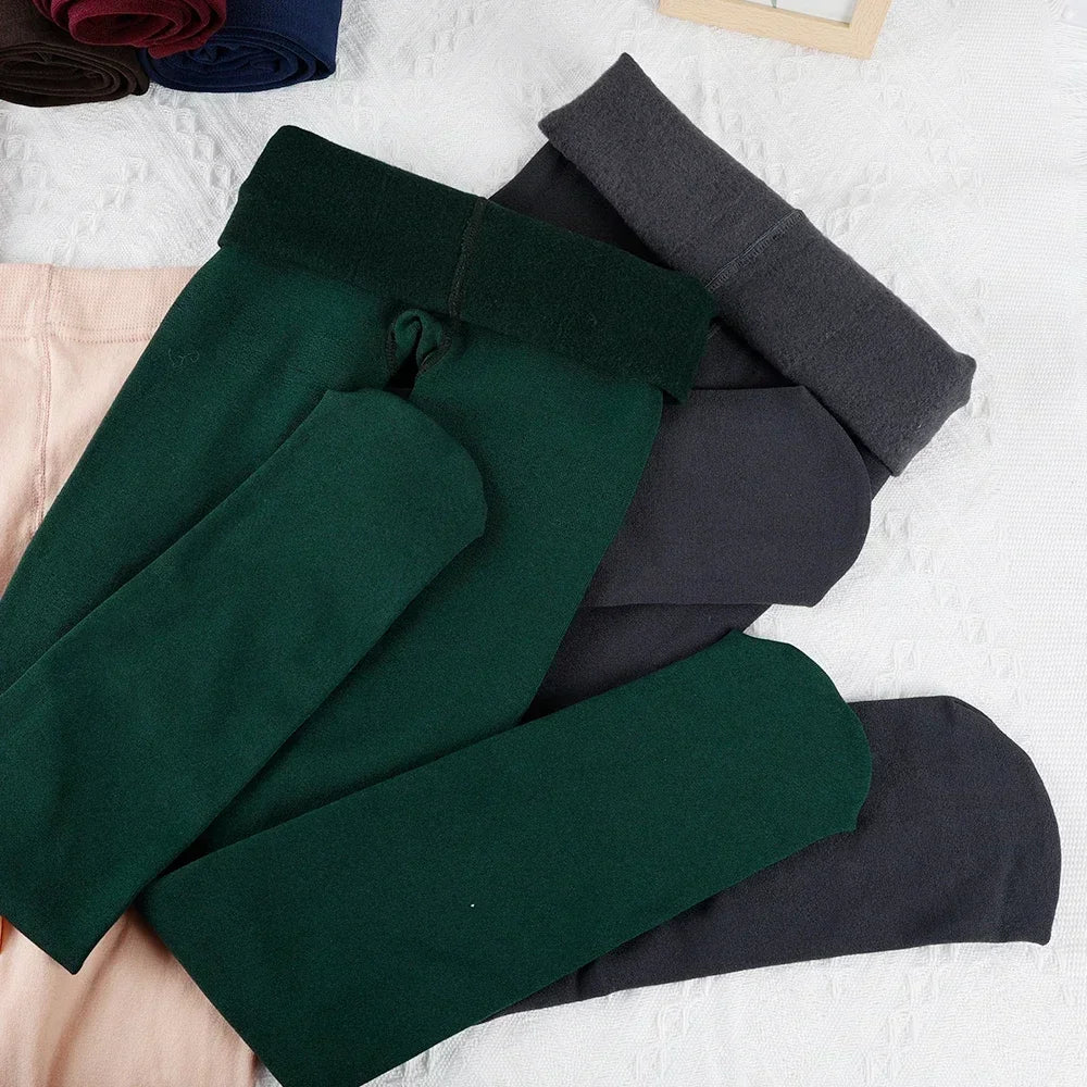 Women's Fleece Lined Thermal Tights - Warm Winter Leggings