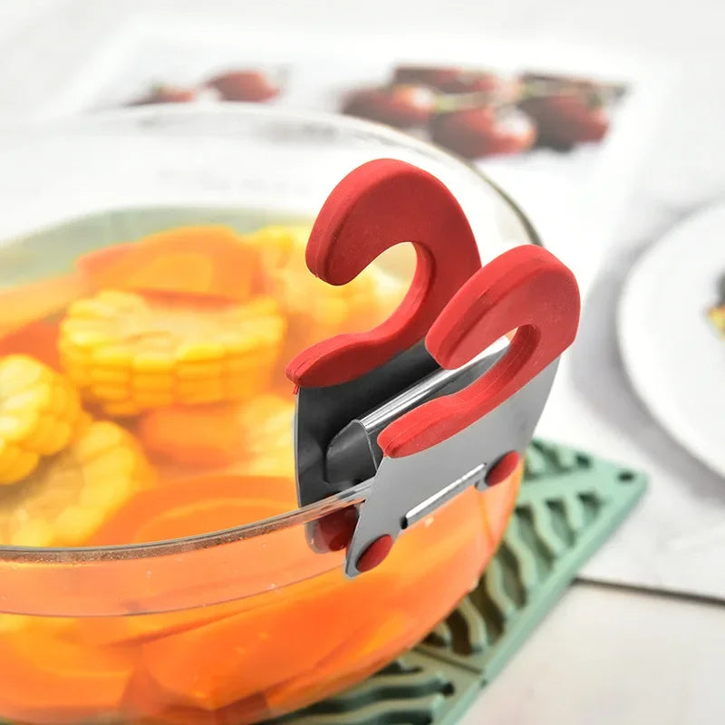 Silicone Pot Spoon Clip - Heat-Resistant Utensil Holder