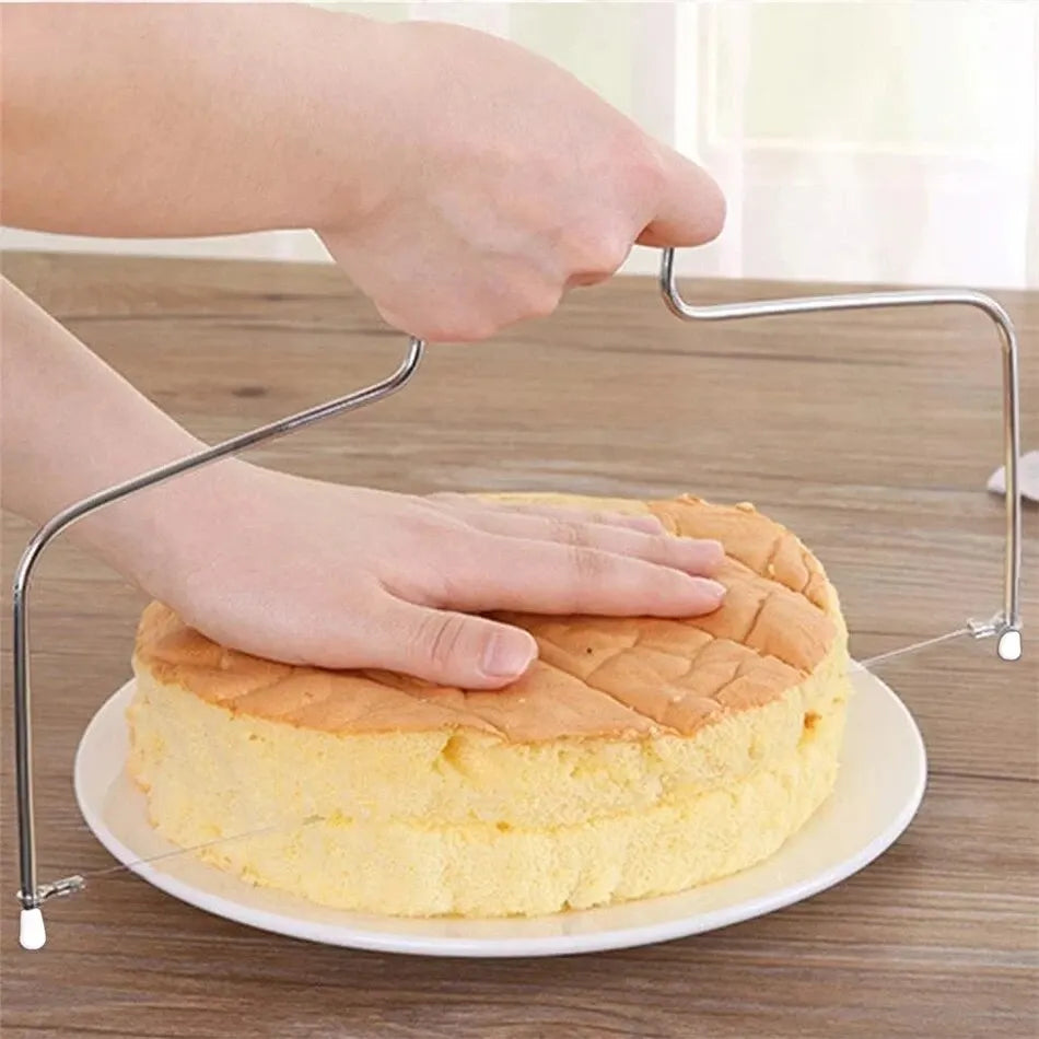 Adjustable Height Stainless Steel Cake Cutter/Slicer