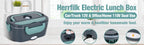 Electric Lunch Box Food Warmer - 1.5L Portable Heater for Car & Home