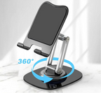 Universal Tablet & Phone Stand - 360° Adjustable Desk Mount with Detachable Arm