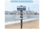 64-Inch Tripod Selfie Stick with 360° Auto-Rotation & Face Tracking - Bluetooth Remote