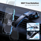 Universal Car Phone Holder - 360° Rotatable Dashboard Mount