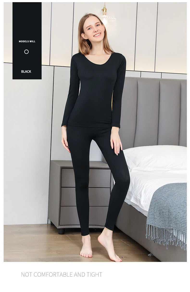 Women's Thermal Underwear Set - Warm Long Johns Base Layer