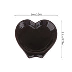 Ceramic Spoon Rest - Heart Shaped Kitchen Utensil Holder