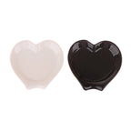 Ceramic Spoon Rest - Heart Shaped Kitchen Utensil Holder