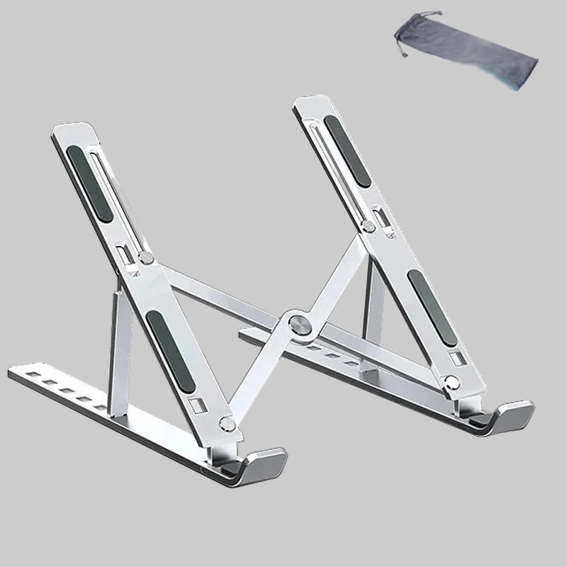 Aluminum Laptop Stand - Adjustable Ergonomic Riser
