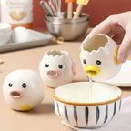 Ceramic Egg Separator - Cartoon Shaped Yolk & White Divider