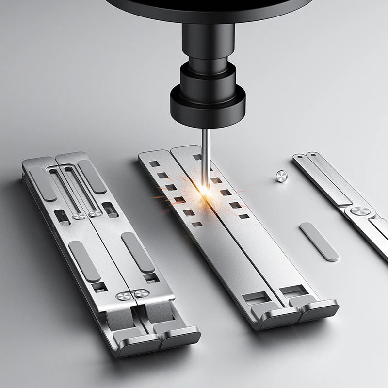 Aluminum Laptop Stand - Adjustable Ergonomic Riser