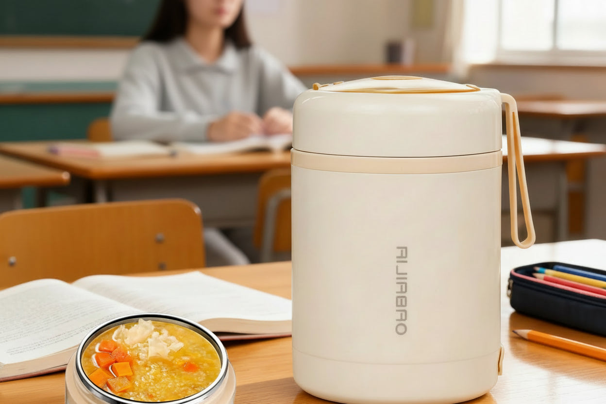 USB Heated Food Container - Stainless Steel Soup & Lunch Warmer Cup