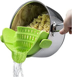 Adjustable Silicone Clip-On Pot Strainer