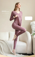 Women's Thermal Underwear Set - Warm Long Johns Base Layer