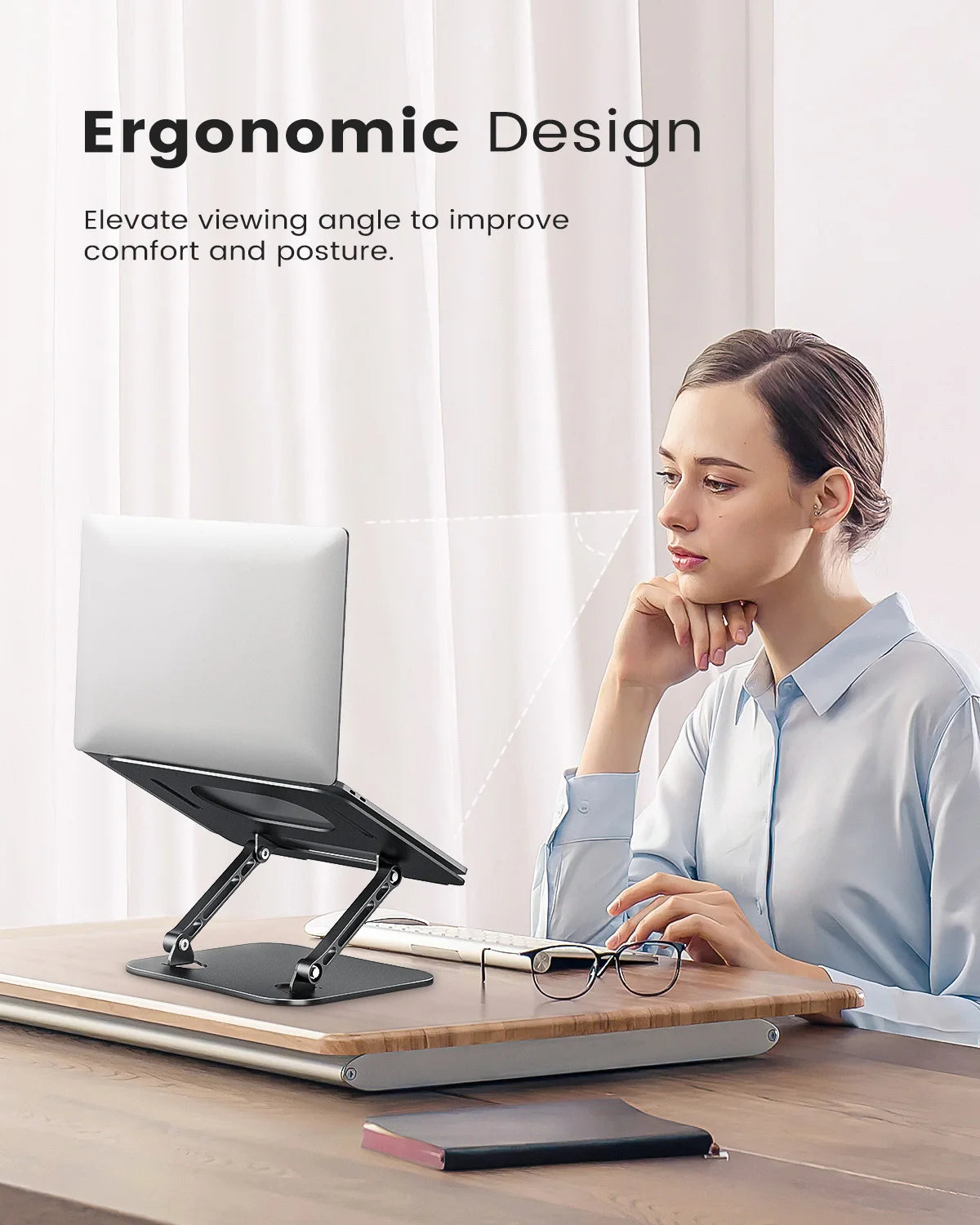 Portable Adjustable Laptop Stand - Fits 11-16 inch Laptops