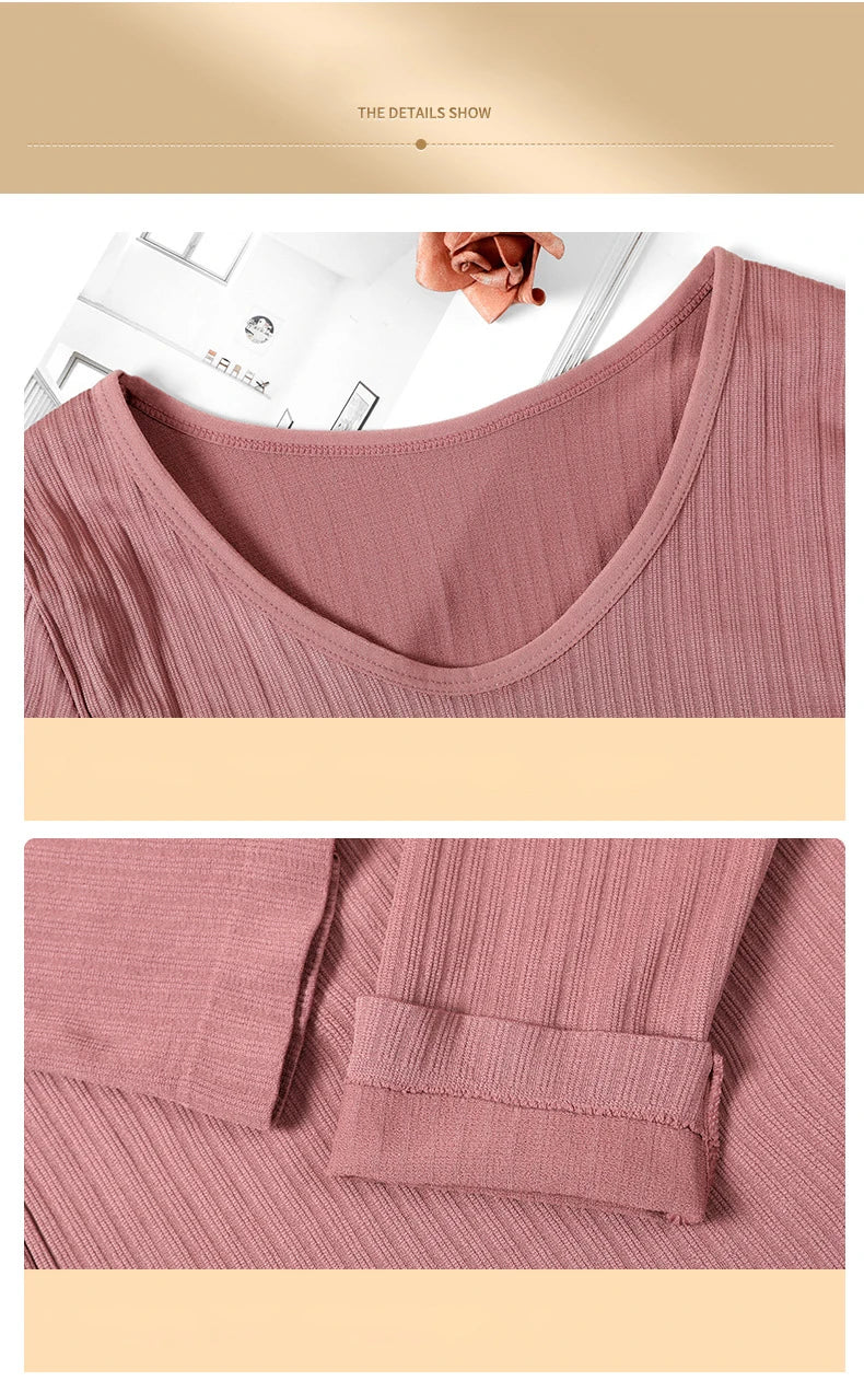 Women's Thermal Underwear Set - Warm Long Johns Base Layer