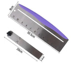 Adjustable Cake Scraper 12-Inch - Stainless Steel Icing Smoother